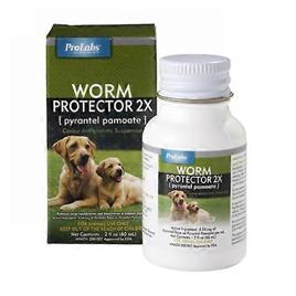 Protetor de vermes Prolabs 2X Liquid Dog Dewormer, 60 ml