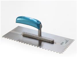 Talocha Dentada de Aço com Cabo Madeira 280x130