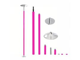 Leogreen Barra De Pole Dance De Silicone, Altura Ajustável De 223,5-274,5 Cm, Estática E Giratória, Capacidade De 200 Kg, Para Home Club