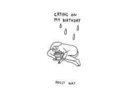 Livro Crying on My Birthday Holly Way (Inglês)