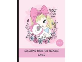Livro Coloring book for teenage girls de Dagna Banas (Inglês)