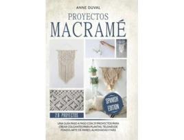 Livro Proyectos Macrame de Anne Duval (Espanhol - Capa Dura)