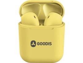 Auriculares Bluetooth True Wireless GOODIS (Outlet Grade A - In Ear - Microfone - Amarelo)