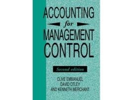 Livro Accounting for Management Control de Emmanuel (Inglês)