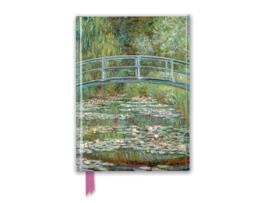 Livro claude monet: bridge over a pond of water lilies (foiled journal) de created by flame tree studio (inglês)
