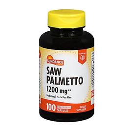 Sundance Vitamins Saw Palmetto Cápsulas,1200 mg,100 Cápsulas (Pacote de 1)