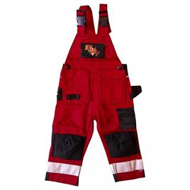 Vxo Kids Calças suspensórios com refletor Loxy Vermelho 130
