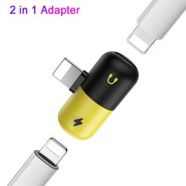 Adaptador Lightning 2 em 1 Carregamento e Áudio para iPhone - ®