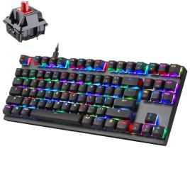 Teclado Mecânico Motospeed K82 RGB Preto (Azul)