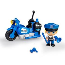 Pinypon  Action Moto De Policia  (3 anos - ?7.5 x 6 x 6 cm)