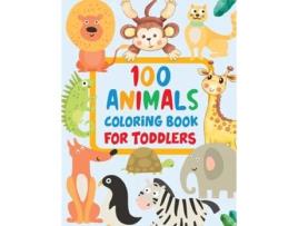 Livro 100 Animals Activity Book for Toddlers Activity Book for Kids de Laura Bidden (Inglês)