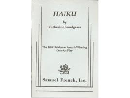 Livro Haiku de Katherine Snodgrass (Inglês)