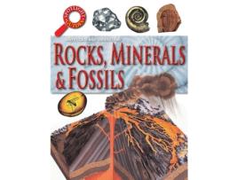 Livro Rocks Minerals and Fossils de Neil Curtis (Inglês)