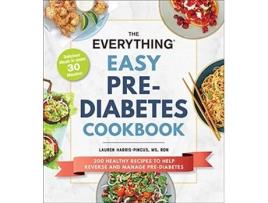 Livro Everything Easy PreDiabetes Cookbook de Lauren Harris-Pincus (Inglês)