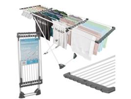 Secadora de Roupas Telescópica Ursula com Rodas e 20 Metros de Comprimento