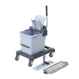 Balde 25L Kit Single UltraSpeed Pro 56x38cm Cinza Vileda Professional