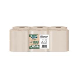 Papel Higiénico (Jumbo) 120mts 2Fls Amoos Naturally Soft Pasta Crua 12un