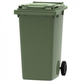Contentor 240L Polietileno 2 Rodas c/Tampa Verde