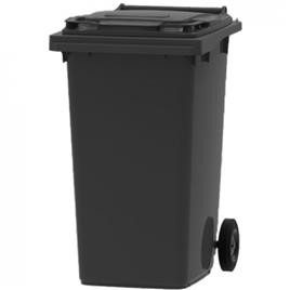 Contentor 240L Polietileno 2 Rodas c/Tampa Cinza