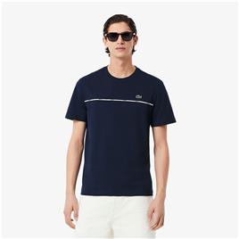 T-shirt em jersey com debrum Lacoste, Lacoste