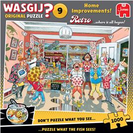 Wasgij Quebra-cabeça Retro Original 9 Melhorias Na Casa! (1000 Peças)