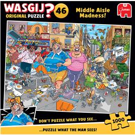 Wasgij Loucura No Corredor Central Original 46! (1000 Peças) (1110100505) Quebra-cabeça