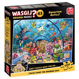 Wasgij Original 43: Brincadeiras No Aquário (1000 Peças) Quebra-cabeça