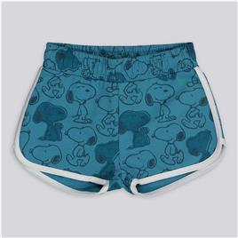 Calções Snoopy - Azul - Calções Menina Peanuts tamanho 2