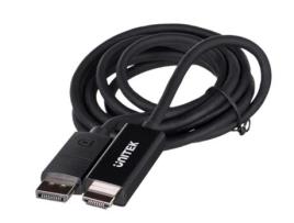 Cabo DisplayPort 1.2, HDMI, 4K60Hz, 1,8m, V1608A Unitek