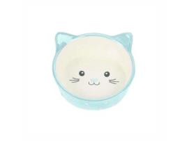 Comedouro Polka Cat Azul