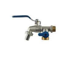 Grifo jardin 1/2-3/4-3/4 salida doble