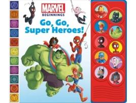 Livro Marvel Beginnings Go Go Superheroes Sound Listen Amp Learn De Pi Kids (inglês - Capa Dura)