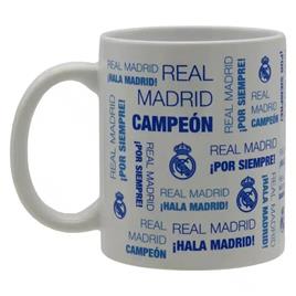 Taza Real Madrid Cerámica Con Frases De 300ml Producto Oficial Mg92 03rm Cyp Cypmás De 6 Años