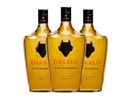 Aguardente Pisco CONCHA Y TORO Diablo Reservado (0.7 L - 3 Unidades)