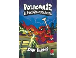 Livro Policán 12 El Pestazo Escarlata de Dav Pilkey (Espanhol - Capa Dura)