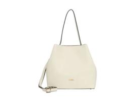 Mala de Ombro de Mulher L.CREDI Upper Synthetic Fabric Branco (Tamanho Único)