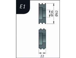 3880131 Rodillo Para Sbm140 12 Tipo E1 Metallkraft
