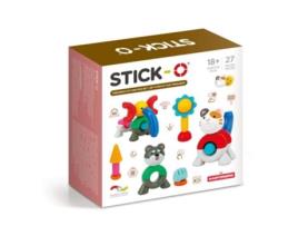 Stick O Cat Dog Conjunto 27 Peças 902010 Magformers