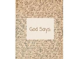 Livro God Says Journal de Kayla J Fointno (Inglês)