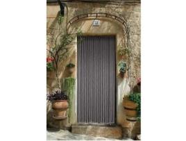 Cortina de Porta em Corda Trançada de Algodão Cinza 90 X 200 Cm Cinza JARDIDECO