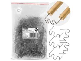 Grampos para máquina de solda de plástico - 600 peças tipo A da Humberg