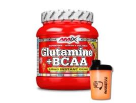 Glutamina Bcaa 300 Gr - Neutro SHAKER Fitnesszone GRÁTIS!
