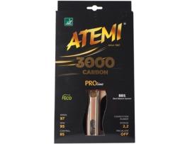 Nova raquete de pingue-pongue anatómica Atemi 3000 Pro