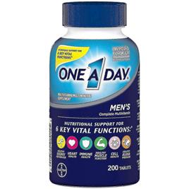One A Day Um por dia para homens suplemento dietético multivitamínico, comprimidos, 200 Ea