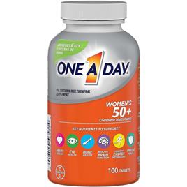 One A Day Comprimidos Multivitamínicos para Mulheres 50+, 100 Ea