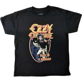Ozzy Osbourne Crianças / Crianças Diário De Um Louco Camiseta de algodão vintage Preto 12-13 Years