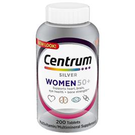 Centrum mulheres prata 50 + multivitamínico, comprimidos, Ea 200