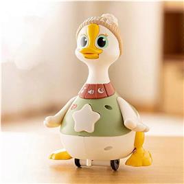 Família Tummy Time Duck, Brinquedo Tummy Time Duck, Pato Andante com Patinhos Bebês Mamãe Ganso 1
