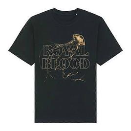 Camiseta Unissex Royal Blood com Logo Emaranhado para Adultos Preto M