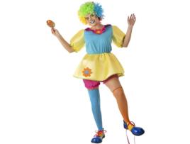 Fato de palhaço de circo para mulher